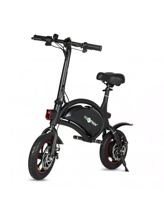 Patinete Eléctrico 250W con Asiento y Reposapiés - Compacto y Cómodo