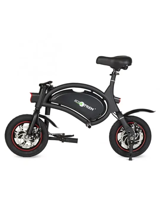 Scooter électrique de batterie de LG et de roues de 12 pouces. Couleur Noir