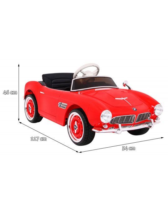 Bmw 507 Retro nero per bambini AUTO ELETTRICHE PER BAMBINI - Patilandia 