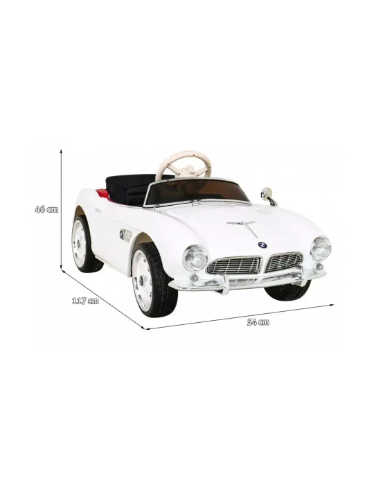 Bmw 507 Black Retro for Children CHILDREN'S ELECTRIC CARS - Patilandia 