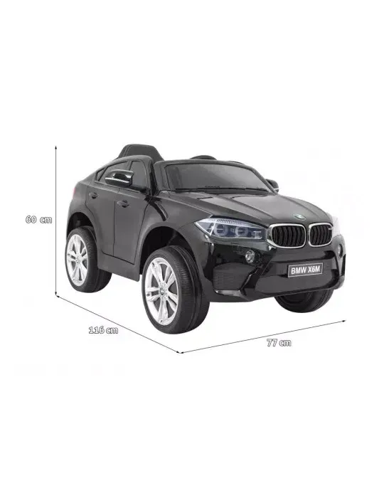 BMW X6M 12V 2.4G BLANCO o NEGRO COCHES ELÉCTRICOS INFANTILES - Patilandia 