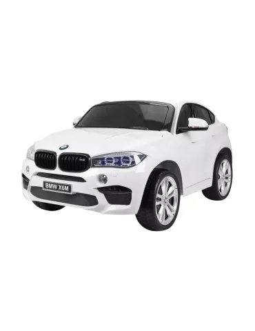 Bambini &apos; s Auto elettrica BMW X6M XXL Bianco - Spazio e Potenza - Biplace