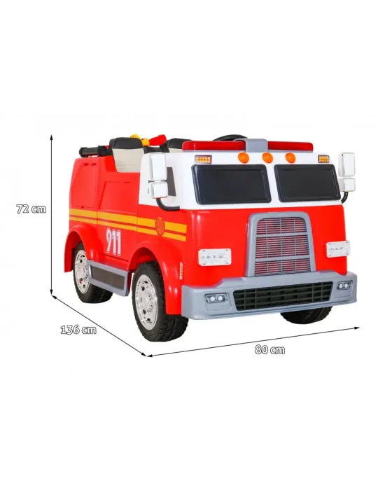 Crianças elétricas Fire Truck - diversão e aventura para pequenos heróis!