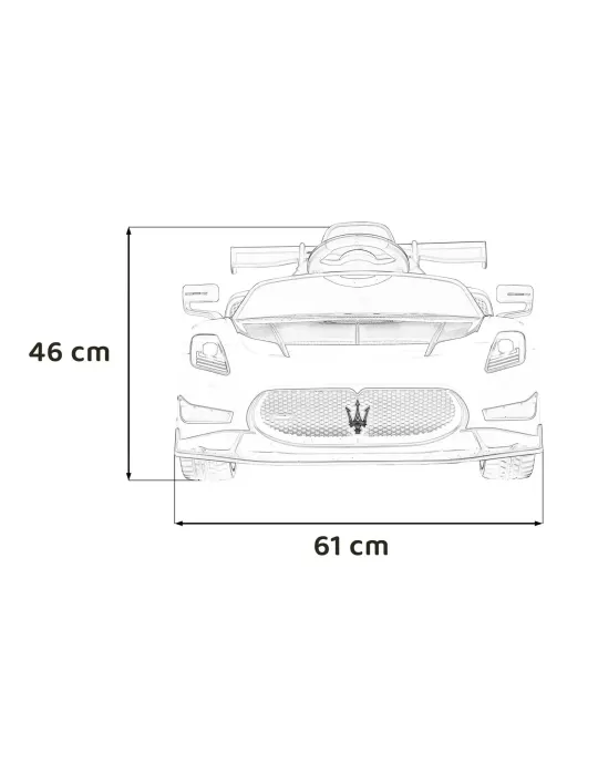 Coche Eléctrico Infantil Maserati MC20 GT2 Monoplaza MP3 AUTO ELETTRICHE PER BAMBINI - Patilandia 