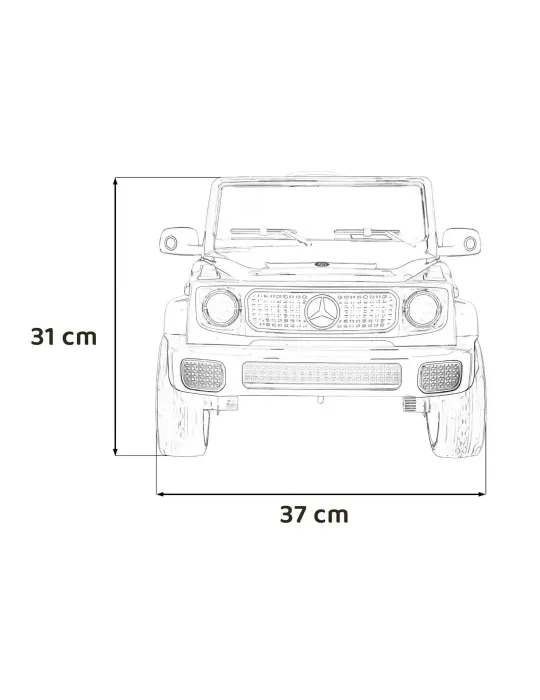 Mercedes Benz EQG - Illuminazione per bambini e guida di sicurezza