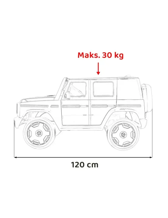 Crianças Elétrica Mercedes Benz EQG CARROS ELÉTRICOS INFANTIS - Patilandia 