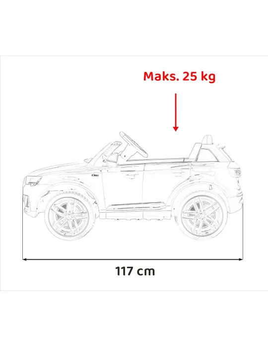 Audi Q7 NEW LIFT - Condução Infantil de Luxo e Segurança