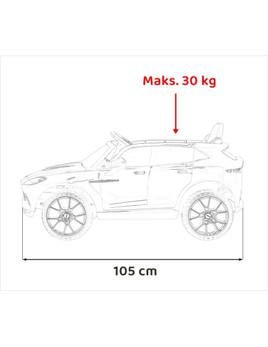 Coche Eléctrico Infantil Aston Martin DBX CARROS ELÉTRICOS INFANTIS - Patilandia 