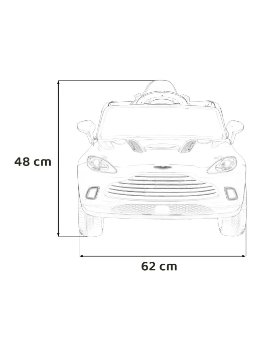 Coche Eléctrico Infantil Aston Martin DBX CARROS ELÉTRICOS INFANTIS - Patilandia 