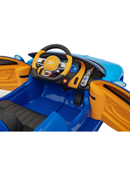 Bugatti Chiron 12V Auto elettrica per bambini |Controllo genitoriale e luci LED AUTO ELETTRICHE PER BAMBINI - Patilandia 