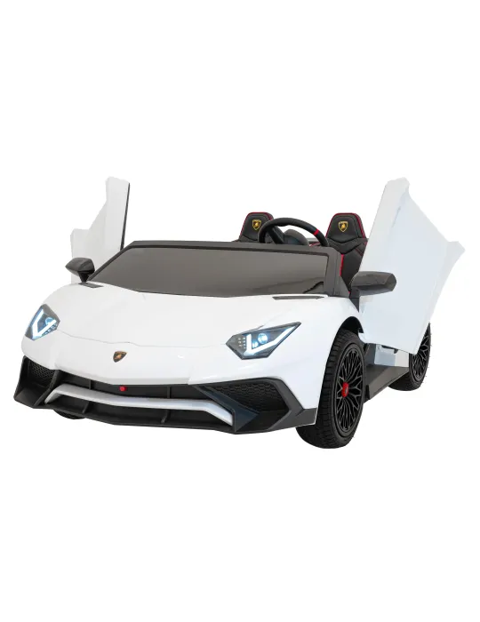 Lamborghini Para niños Aventador SV Biplaza STRONG aguanta 100kg COCHES ELÉCTRICOS INFANTILES - Patilandia 