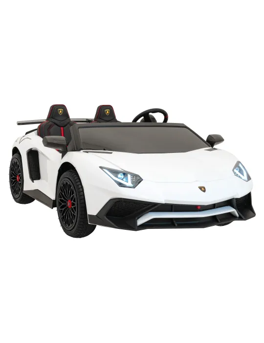 Lamborghini Para niños Aventador SV Biplaza STRONG aguanta 100kg COCHES ELÉCTRICOS INFANTILES - Patilandia 