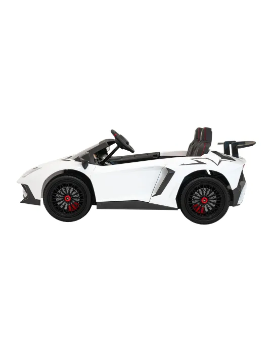 Lamborghini Para niños Aventador SV Biplaza STRONG aguanta 100kg COCHES ELÉCTRICOS INFANTILES - Patilandia 