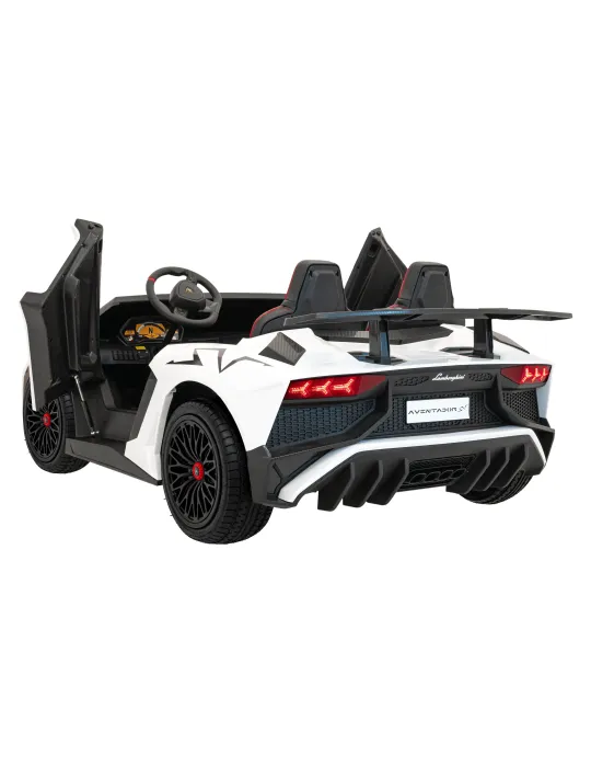 Lamborghini Para niños Aventador SV Biplaza STRONG aguanta 100kg COCHES ELÉCTRICOS INFANTILES - Patilandia 