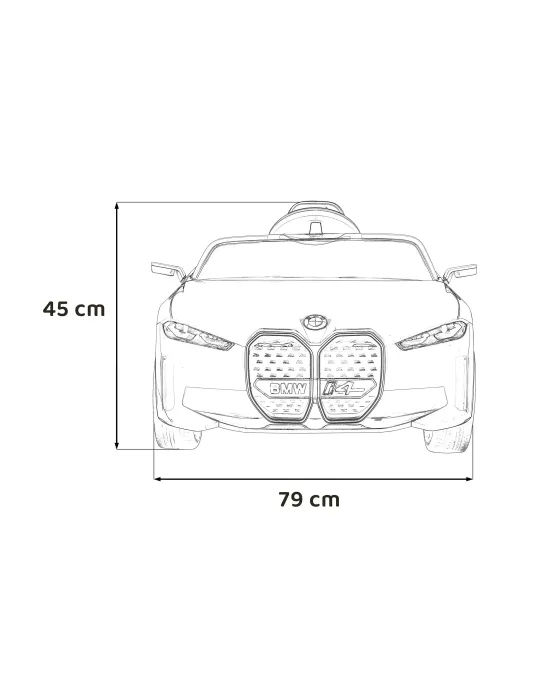 Auto elettrica per bambini BMW I4 monoposto MP3 AUTO ELETTRICHE PER BAMBINI - Patilandia 