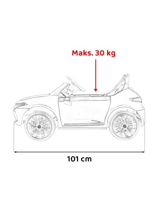 Children Electric Car Mercedes Benz AMG EQA Monoplaza MP3 CHILDREN'S ELECTRIC CARS - Patilandia 