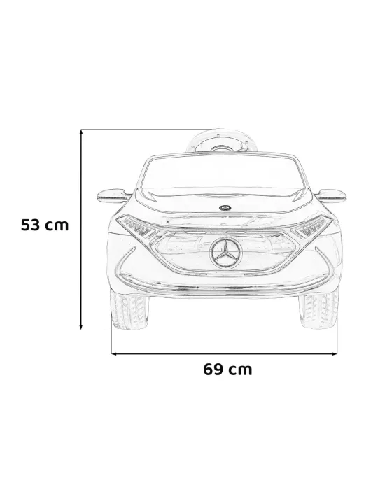 Children Electric Car Mercedes Benz AMG EQA Monoplaza MP3 CHILDREN'S ELECTRIC CARS - Patilandia 