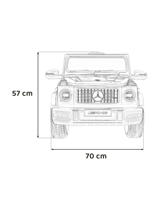 Mercedes AMG G63 - Illuminazione per bambini e guida di sicurezza