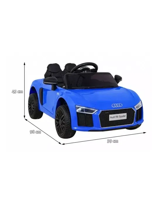 COCHE INFANTIL AUDI LITTLE R8 -12V COCHES ELÉCTRICOS INFANTILES - Patilandia 