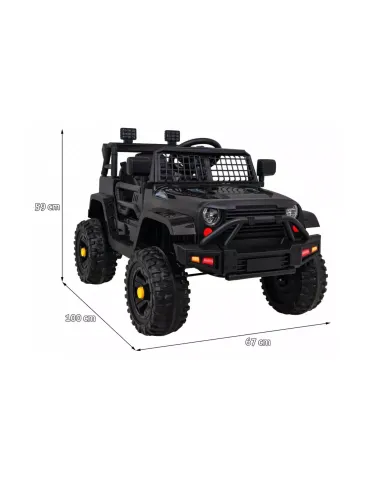 Jeep Eléctrico Infantil Dark Night Monoplaza