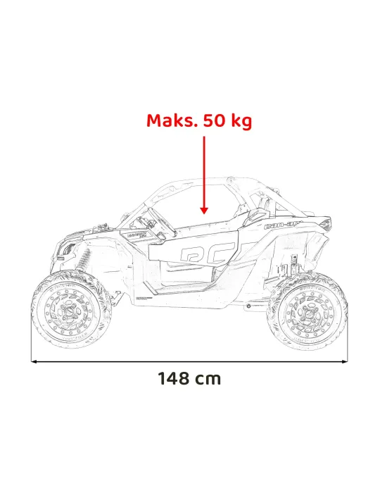 Buggy Maverick Turbo RR - Conducción Infantil de Aventura y Seguridad