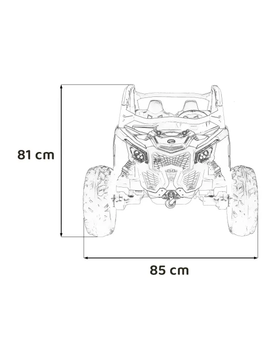 Buggy Maverick Turbo RR - Conducción Infantil de Aventura y Seguridad