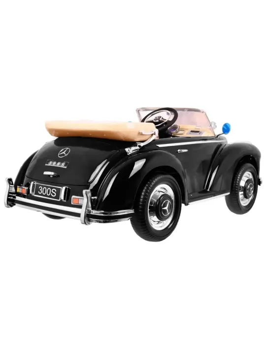 BÉBÉ VOITURE MERCEDES BENZ 12V 300 NOIR VOITURES ÉLECTRIQUES POUR ENFANTS - Patilandia 