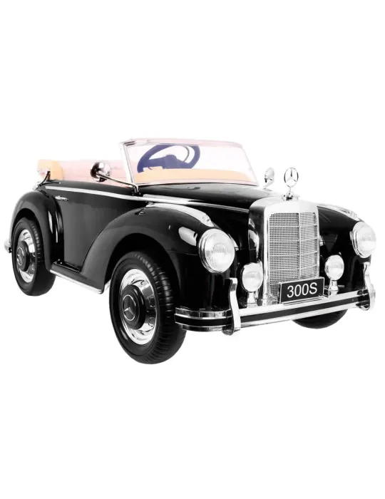 BÉBÉ VOITURE MERCEDES BENZ 12V 300 NOIR VOITURES ÉLECTRIQUES POUR ENFANTS - Patilandia 