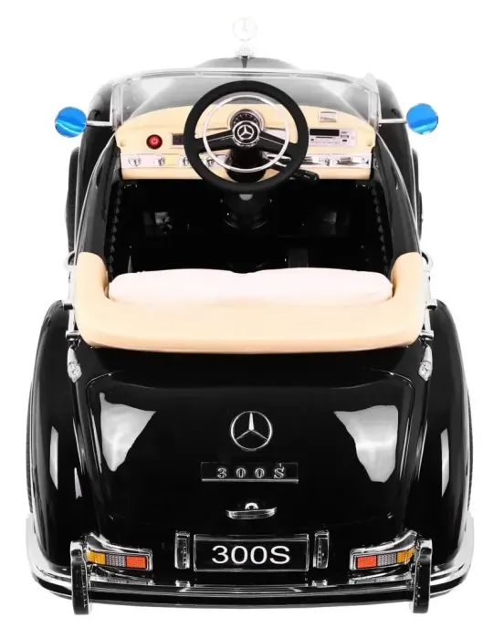 BÉBÉ VOITURE MERCEDES BENZ 12V 300 NOIR VOITURES ÉLECTRIQUES POUR ENFANTS - Patilandia 