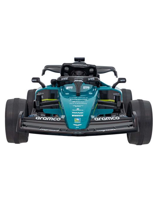 Coche eléctrico infantil Formula 1 Aston Martin Aramco 24V AUTO ELETTRICHE PER BAMBINI - Patilandia 