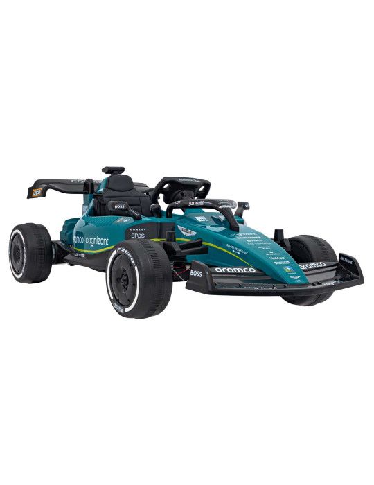 Coche eléctrico infantil Formula 1 Aston Martin Aramco 24V AUTO ELETTRICHE PER BAMBINI - Patilandia 