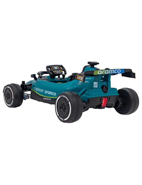 Coche eléctrico infantil Formula 1 Aston Martin Aramco 24V AUTO ELETTRICHE PER BAMBINI - Patilandia 