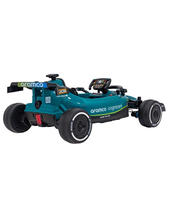 Coche eléctrico infantil Formula 1 Aston Martin Aramco 24V AUTO ELETTRICHE PER BAMBINI - Patilandia 