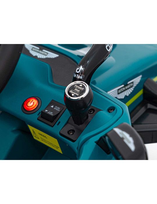 Coche eléctrico infantil Formula 1 Aston Martin Aramco 24V AUTO ELETTRICHE PER BAMBINI - Patilandia 