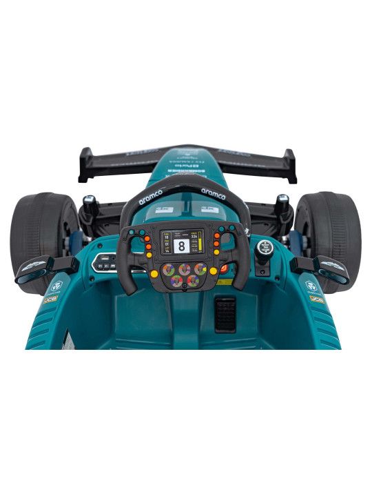 Coche eléctrico infantil Formula 1 Aston Martin Aramco 24V AUTO ELETTRICHE PER BAMBINI - Patilandia 