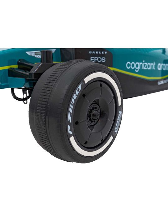 Coche eléctrico infantil Formula 1 Aston Martin Aramco 24V AUTO ELETTRICHE PER BAMBINI - Patilandia 