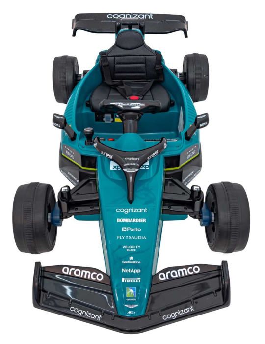 Coche eléctrico infantil Formula 1 Aston Martin Aramco 24V AUTO ELETTRICHE PER BAMBINI - Patilandia 