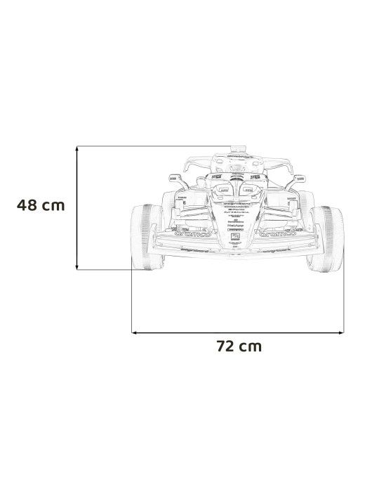 Coche eléctrico infantil Formula 1 Aston Martin Aramco 24V AUTO ELETTRICHE PER BAMBINI - Patilandia 