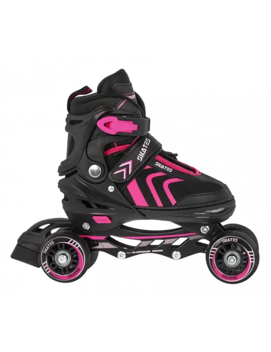 Patines Skates 4 en 1 Rosa PATINAÇÃO - Patilandia 