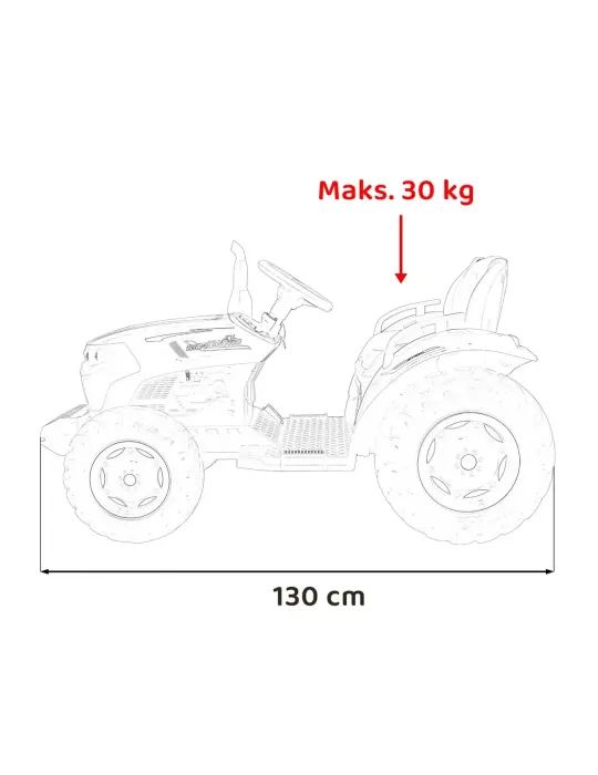 Tractor Eléctrico Infantil GROW 1804 TRACTEURS POUR LES ENFANTS - Patilandia 