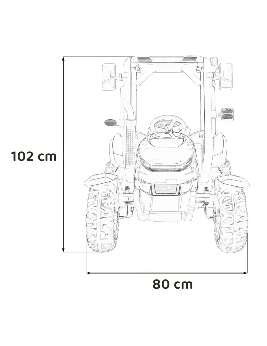 Tractor Eléctrico Infantil Blast con remolque [product.brand] 46 - Patilandia 