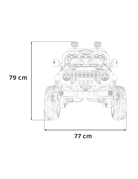 Todoterreno Eléctrico Infantil Off-Road Monoplaza [product.brand] 26 - Patilandia 