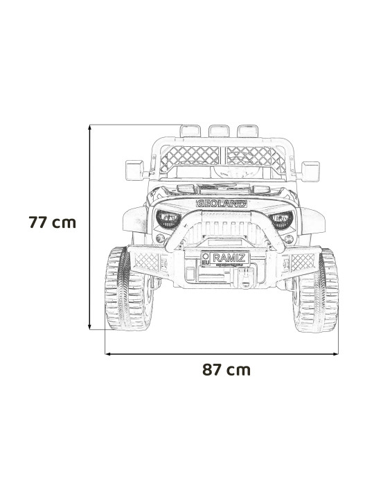 Todoterreno Biplaza Geoland Power 24V [product.brand] 65 - Patilandia 