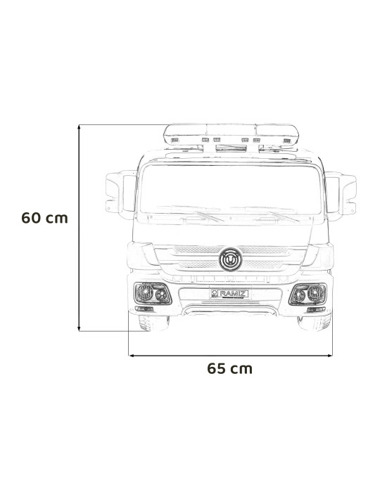 AUTO POMPIERI ELETTRICA PER BAMBINI 12V [product.brand] 12 - Patilandia 