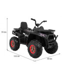 Quad ATV elétrico infantil Desert 4x4 com controle remoto Patilandia 135 - Patilandia 