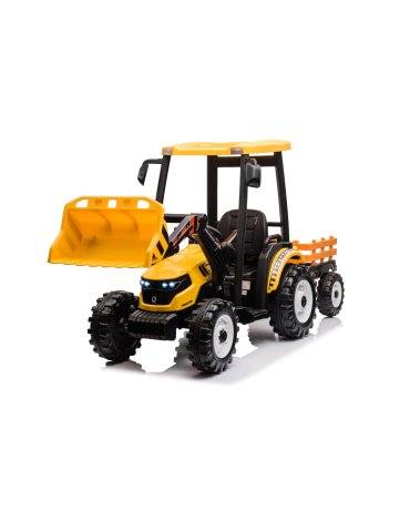 Mega Tractor D68 Avec Remorque Δ Tractor Electrico Infantil 24V