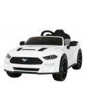 Ford Mustang GT 12V - Auto elettrica per bambini con sedile in pelle e luci LED