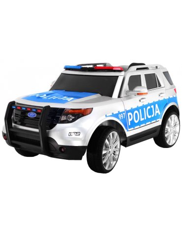 Coche Eléctrico Infantil Policía 12V Monoplaza